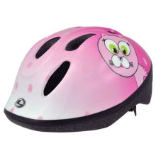 Шлем детский LONGUS KID FUNN 2.0 ( или HQBC FUNQ ) Розовый кот (арт.864)