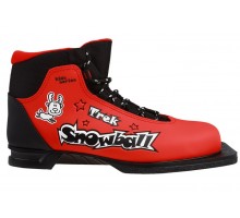 Ботинки лыжные детские TREK Snowball1 красный (лого черный) 75 (арт.9930)