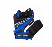 Перчатки Vinca sport VG 949 черный/синий (арт.2259)
