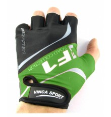 Перчатки Vinca Sport VG 924 (черный/зеленый) (арт.7851)