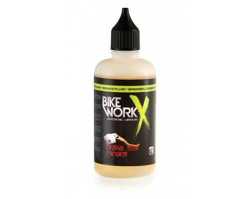 Тормозная жидкость BikeWorkX Brake Star минеральное масло 100 мл. (арт.5854)