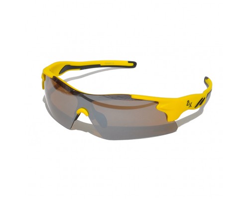 Очки солнцезащитные 2K S-14058-B (жёлтый / дымчатые зеркальные) (4010)