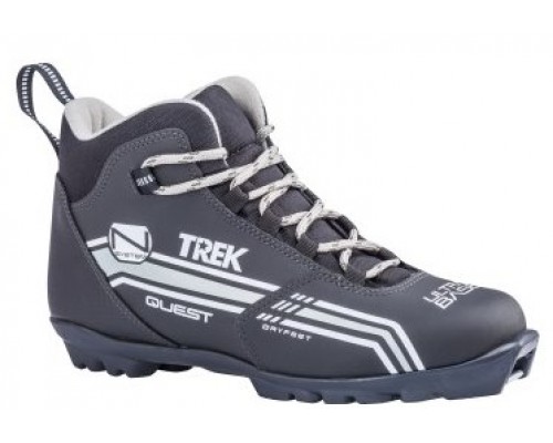 Ботинки лыжные TREK Quest4 черный (лого серый) S (арт.5074)