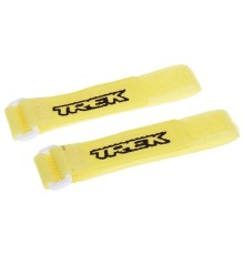Зажим-липучка для лыж TREK узкий (желтый) (арт.9868)