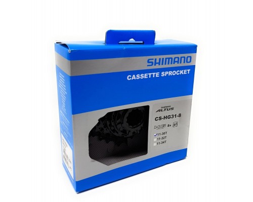 Кассета Shimano CS-HG31 8 скоростей (11-30T) (арт.557)