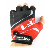 Перчатки Vinca Sport VG 924 (черный/красный) (арт.7850)