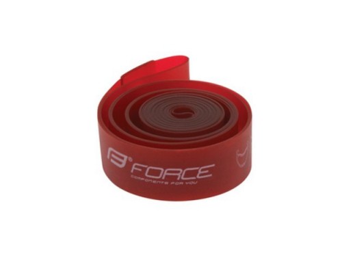 Ободная лента FORCE 26" 22мм красная (арт.4295) Ободная лента FORCE 26" 22мм красная (арт.4295)