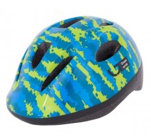 Шлем детский Green Cycle Pixel (синий/голубой/лайм лак) (3569)