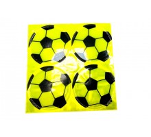 Набор стикеров светоотражающих Vinca Sport STA 118 football (4 шт.) (4507)