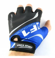 Перчатки Vinca Sport VG 924 (черный/синий) (арт.7849)