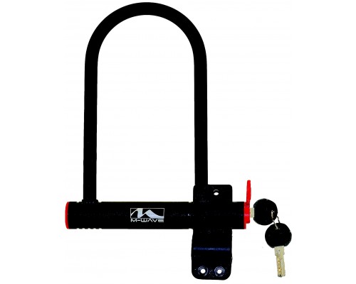 Велозамок-скоба M-WAVE 197х245мм ключ (арт.4064)